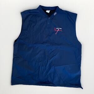 VTG New York Yankees Rawlings Warm-Up Umpire Jacket Sleeveless Men's Size 2XL